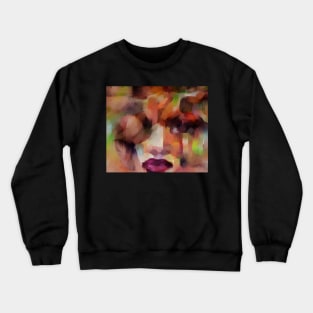 Abstract Lady Crewneck Sweatshirt